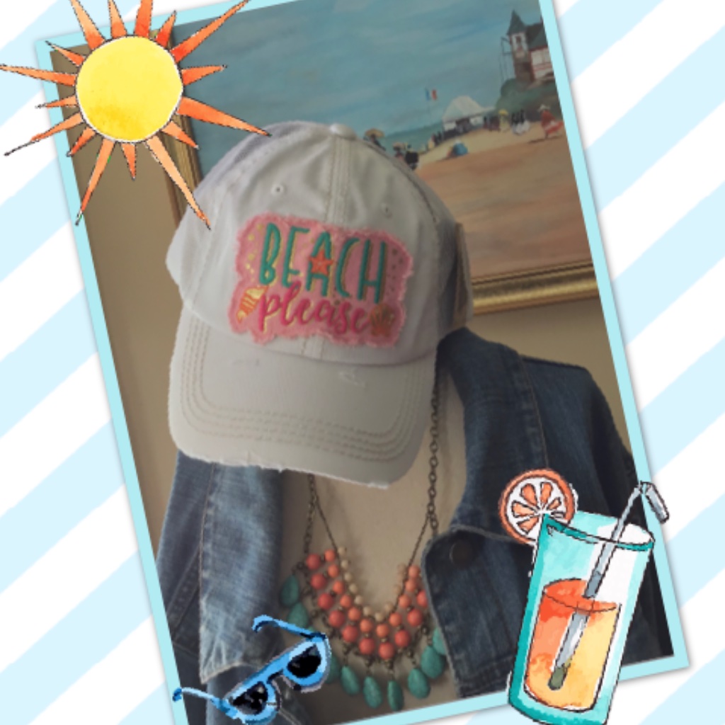 "Beach Please" Hat